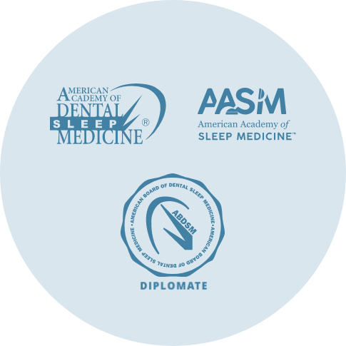 Diplomate, American Board of Dental Sleep Medicine • American Academy of Dental Sleep Medicine • American Academy of Sleep Medicine